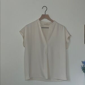 Elegant Cream Women's Top